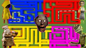 ВЫБЕРИ ПРАВИЛЬНЫЙ ЛАБИРИНТ ЧТОБЫ ВЫЖИТЬ ШЕСТАЯ СЛЕПОЙ УБОРЩИК УЧИТЕЛЬНИЦА ИЗ ИГРЫ МАЛЕНЬКИЕ КОШМАРЫ