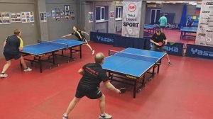 отбор Чирков А. (750) - Румянцев Н. (519) 25.11 настольный теннис Малиновый 400+ турнир