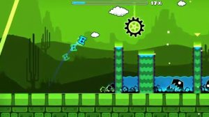 прохожу 1уровень в геометридэш собзиро