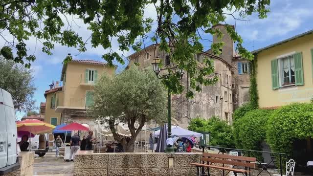 СРЕДНЕВЕКОВАЯ ЖИЗНЬ НА ЮГЕ ФРАНЦИИ В ПРОВАНСЕ КАМЕРНОЕ ВИДЕО