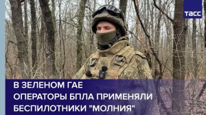 В Зеленом Гае операторы БПЛА применяли беспилотники "Молния"