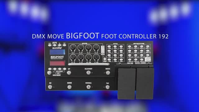 EUROLITE DMX Move Bigfoot Tutorial Обучающий курс