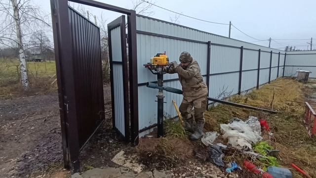 монтаж винтовых свай