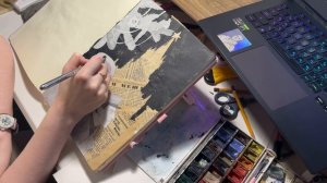 Мастер-класс от художницы тихо бысть