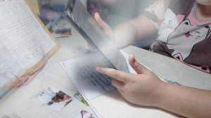 Обзор как я делаю уроки🧸🎉😍