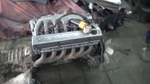 Установка двигателя на новый Мерседес 124