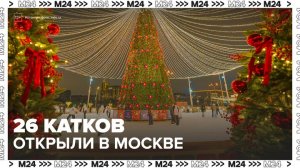 В Москве открыли 26 ледовых площадок "Московских сезонов" - Москва 24