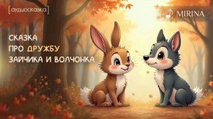 Аудиосказка 0+ | Сказка про дружбу зайчика и волчонка | сказка для детей, сказка на ночь