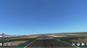 Boeing 737-800 landing