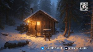Зимнее Уединение. Ночевка в Одинокой Избушке в Снежной Глуши ❄️🌲 Один в Снегопад