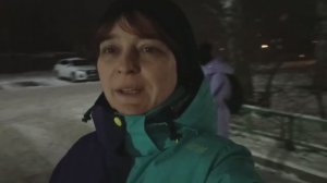 Провожаем Ксюшу на тренировку