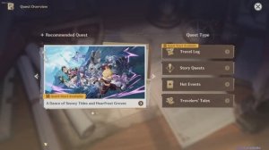 Genshin Impact 6.3: новое меню квестов