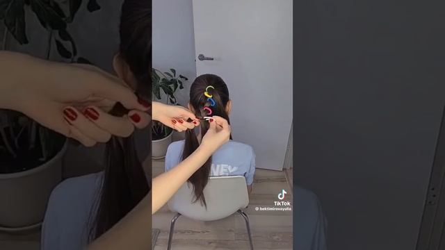 Красивая причёска для моей любимой доченьки!