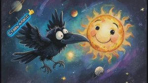 Сборник про космос с вороной Асей.##космос#планеты#интересно#обзоркосмос#планеты#обзор#интересно