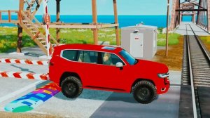 ЭПИЧЕСКИЙ ПОБЕГ ОТ АПОКАЛИПСИСА НА ПОЛОСЕ ИСПЫТАНИЙ С ЛУЖАМИ В БИМКЕ BeamNG