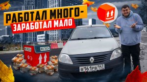 яндекс доставка - работал много но заработал мало...