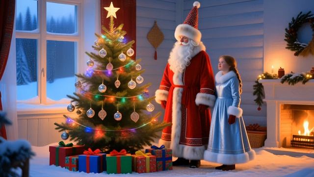 ❄️ Волшебный вечер с Дедом Морозом и Снегурочкой у ёлки! 🎄