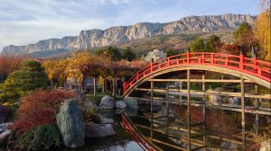 27 ноября 2025 г. Японский сад "Шесть чувств" в Мрии #ялта #ялта2025 #японскийсад #шестьчувств #мрия