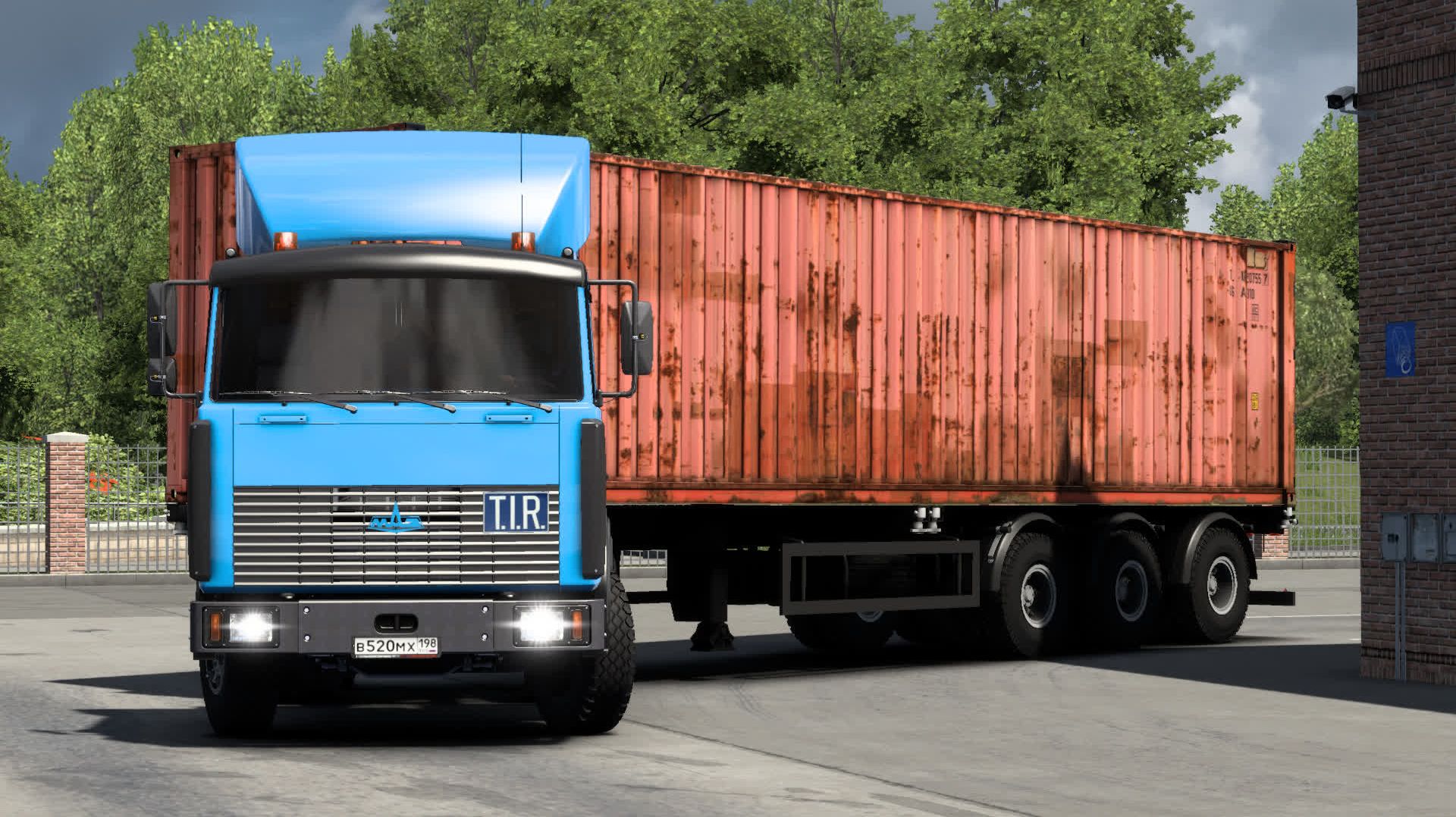 486 / ETS2 1.56 / MAZ 6422 / В Тамбове загрузился на Касимов.