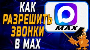 Как разрешить звонки в Max