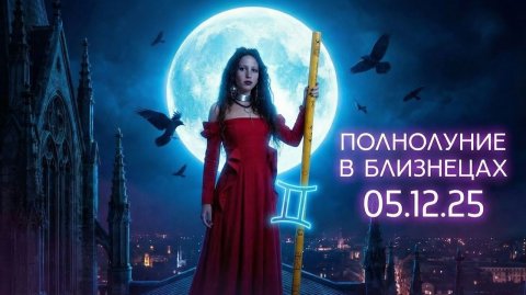 Полнолуние в Близнецах 05.12.25