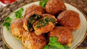 Сочные. Мясные. Сырные. ФРИКАДЕЛЬКИ СО ШПИНАТОМ И СЫРОМ