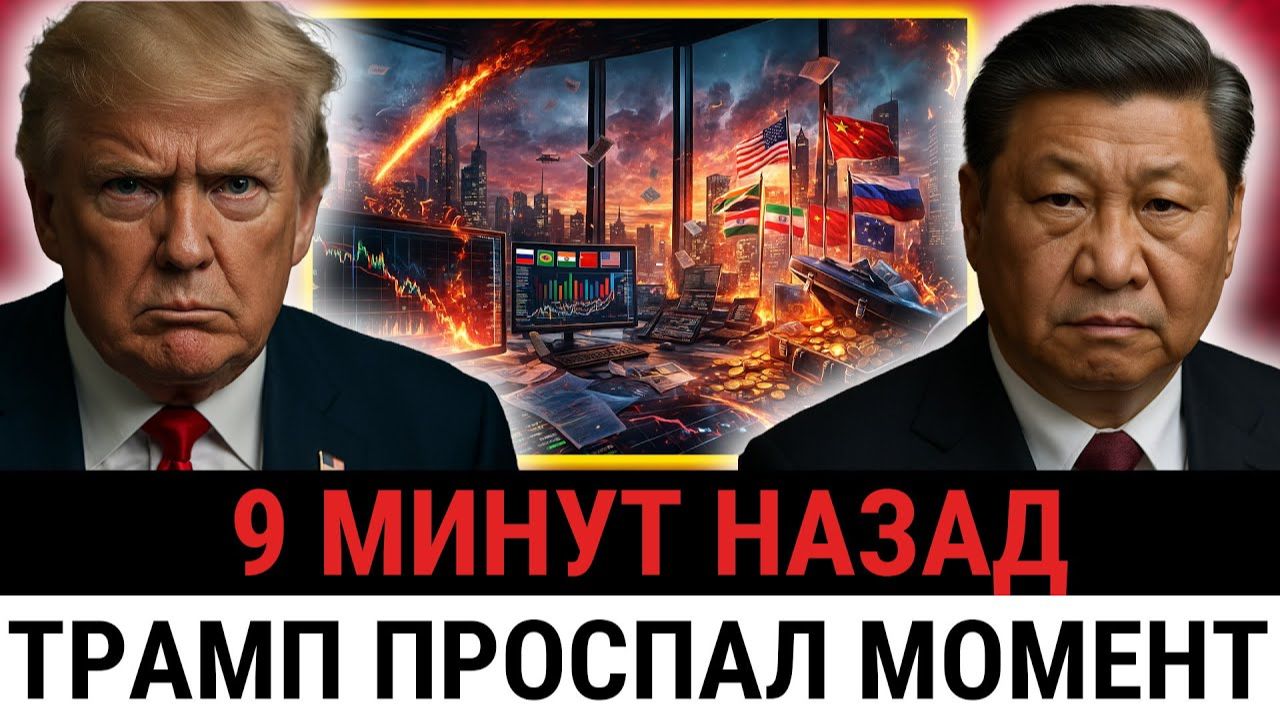 Трамп грозит БРИКС, Китай делает ход — ПРОДАЛ МЛРД долга США и запускает цепную реакцию... (1080p_30