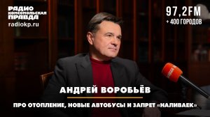 Губернатор Московской области Андрей Воробьёв: Про отопление, новые автобусы и запрет «наливаек»