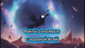 Ворона Ася открывает двери в космос. #космос#планеты#интересно#обзор#обучение Интересные факты.