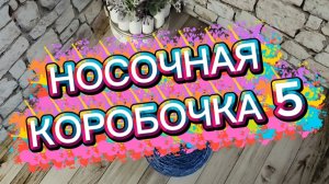 СП "Носочная коробочка 5" // Ноябрь 🧦🧶🍁