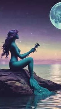 Где звезды целуют залив!  Поэт и Сирена!