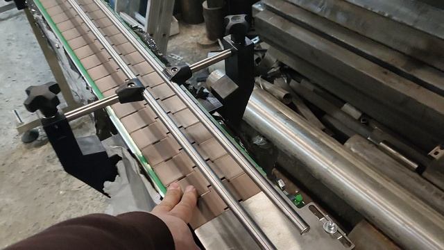 Транспортёр Пластинчатый 3 метра, цепь 114,3 мм