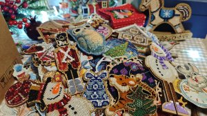 Мои вышитые новогодние игрушки