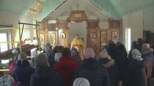 Храм Свт.Тихона первая служба