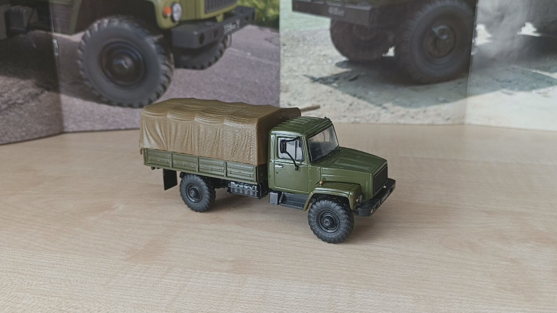 Обзор модели Газ-3308 масштаб 1:43 Deagostini.