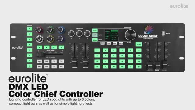 EUROLITE DMX LED Color Chief Controller Обучающий курс