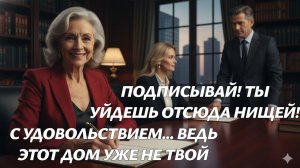 ОН ИЗМЕНИЛ МНЕ С ЖЕНОЙ НАШЕГО СЫНА. ОНИ ДУМАЛИ, ЧТО ОСТАВЯТ МЕНЯ НИЩЕЙ.