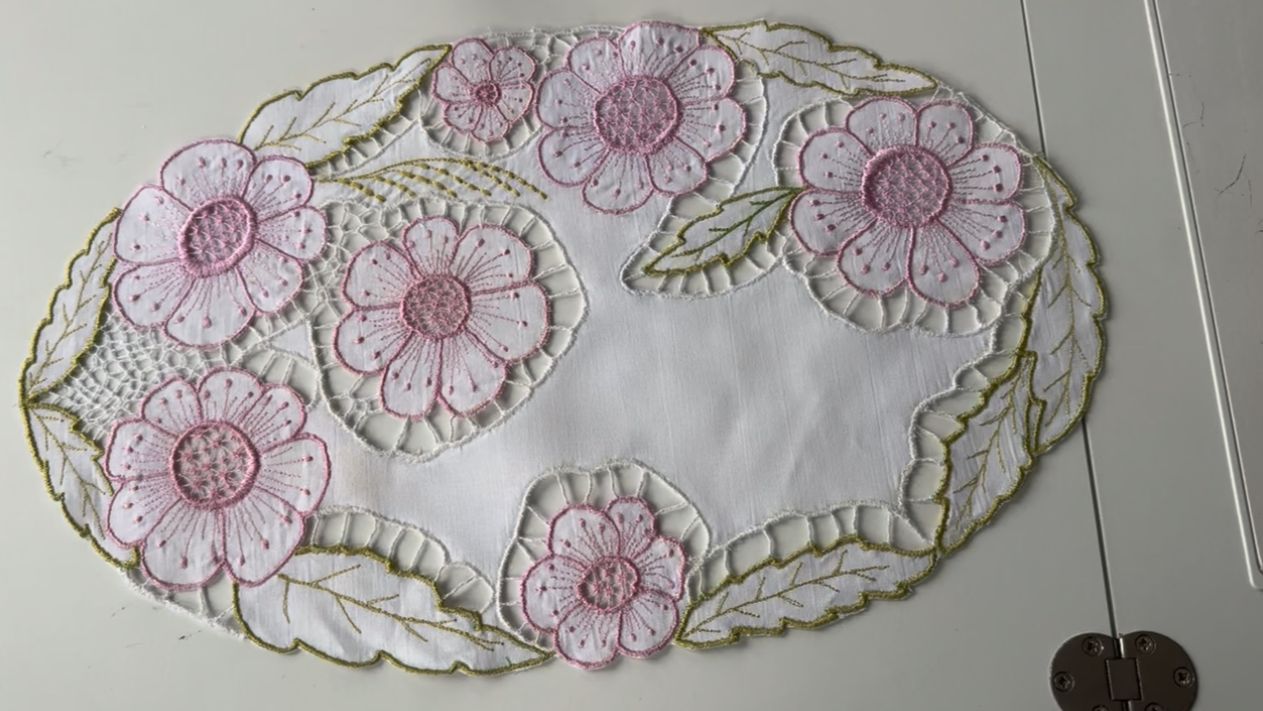 Новые работы в технике #ришелье Домашний текстиль. смотреть онлайн