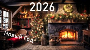 НОВЫЙ ГОД 2026  Треск Дров и Тепло Огня Камина - 80 минут релаксации.