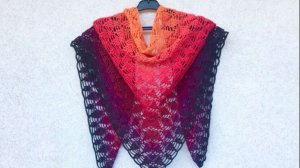 МК Узор для шали крючком