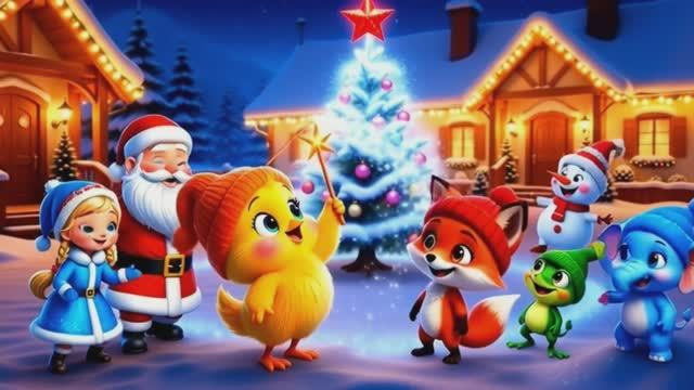 🎄 В Лесу Родилась Ёлочка — ПОЛНАЯ ВЕРСИЯ | Новогодние Песни детям | Как Disney | Цыплёнок Чик-Чик