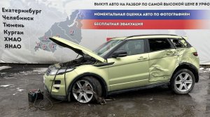 Обзор перед разбором Land Rover Range Rover Evoque