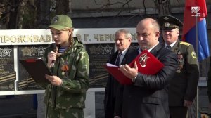 Посвящение в юнармейцы и выдача голубых беретов в клубе «Воин»