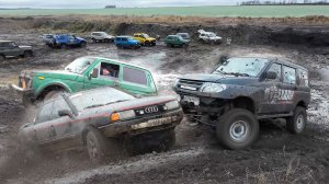 ДЖИПЕРЫ зарубились КТО ВЫЕДЕТ ПЕРВЫМ? AUDI, TOYOTA, НИВА, УАЗ, SUZUKI! ЦАРЬ ГОР УДИВЛЕН!