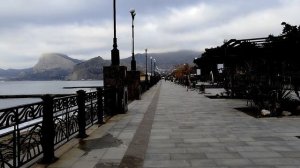 Судак, набережная, зима  ❄⛄