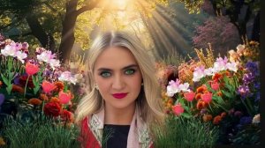 В её глазах- таких зелёных!