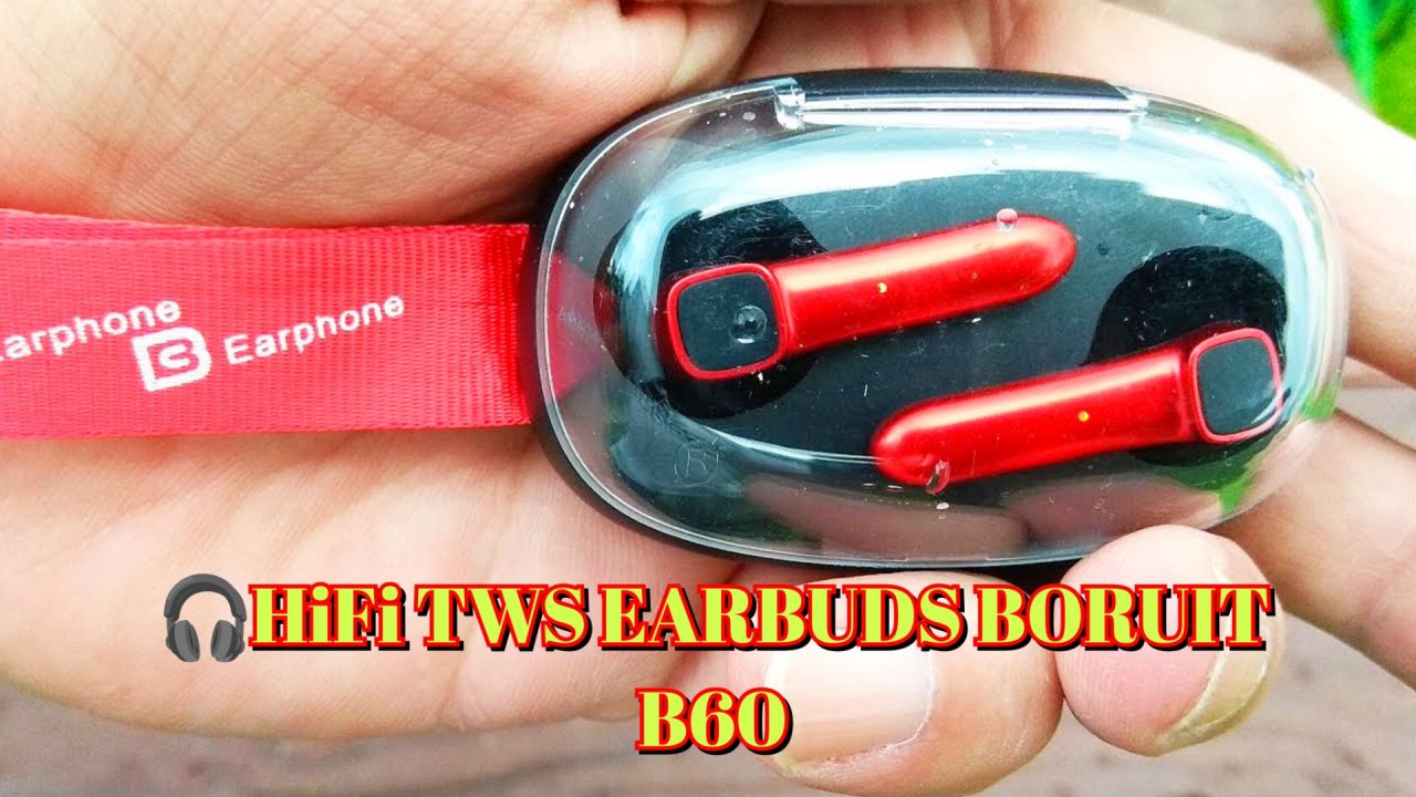 🎧HiFi TWS EARBUDS BORUIT B60
