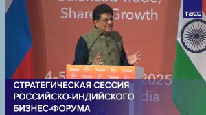 Cтратегическая сессия Российско-индийского бизнес-форума