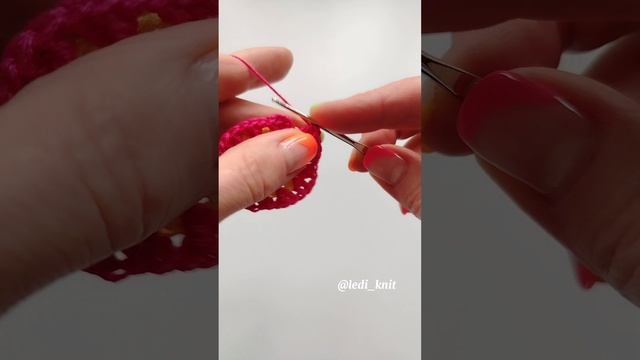 Рельефный бабушкин квадрат крючком смотреть онлайн