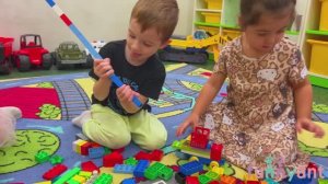 Конструктор "Лего" у младшей группы Funny Ant Malahovka